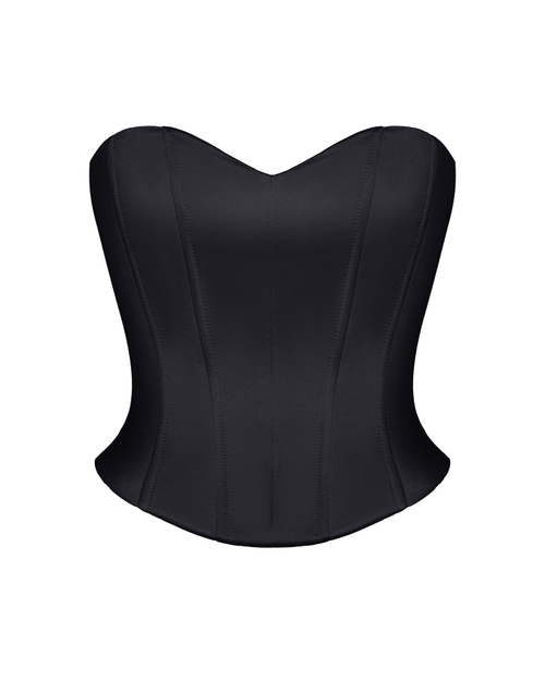 Корсет силуэтный, черный