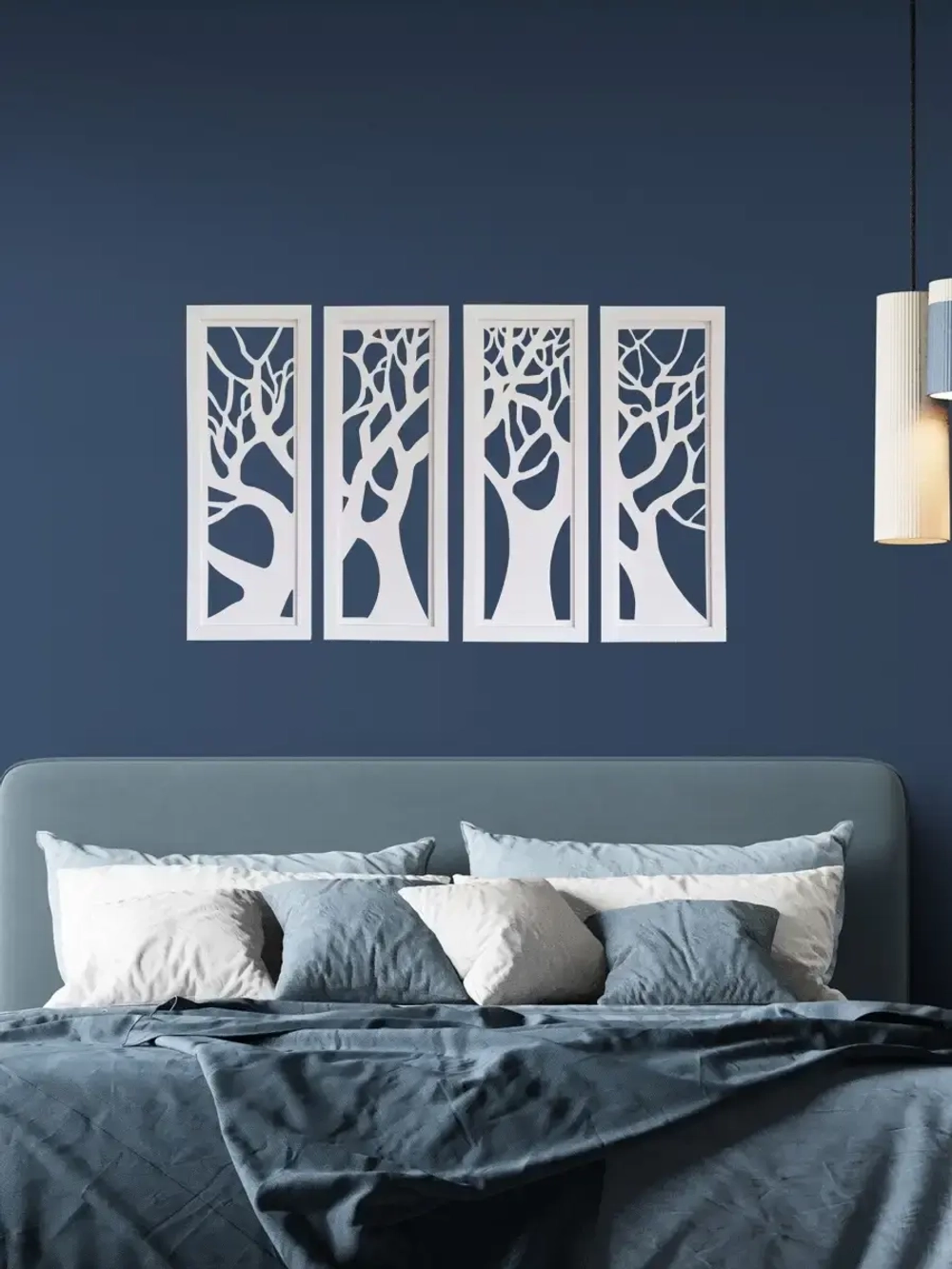 Панно на стену для интерьера 4 шт.