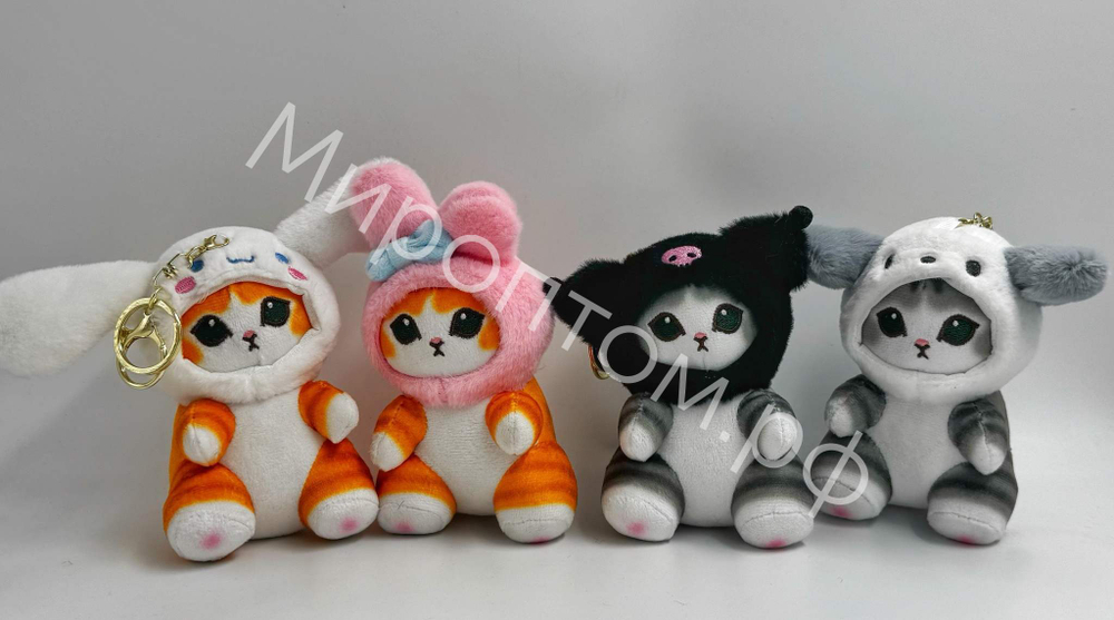 Брелок игрушка котик аниме оптом