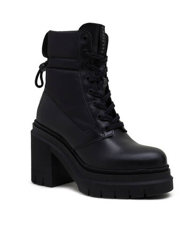 Кожаные ботильоны kris heellubt90 lt HUGO - черный(50504746)