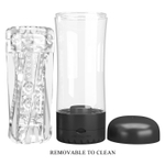 Мастурбатор Baile Pretty Love Tamara, вибрация, 19 см, прозрачный