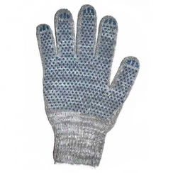 Перчатки хб, 10 класс 6-ти нитка, цвет графит