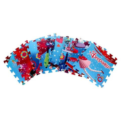 Коврик-пазл "Фееринки" 8 дет. (Играем Вместе)