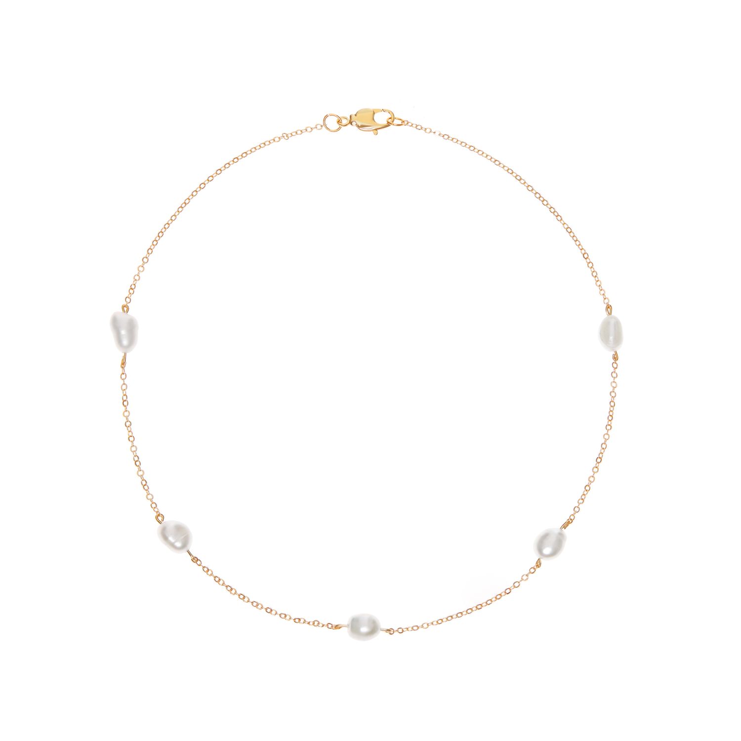 Колье Gently Pearl Chain Necklace