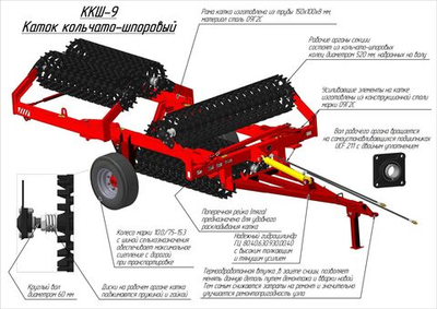 Каток кольчато-зубчатый ККЗ-9,2-01 Завод Автотехнологий