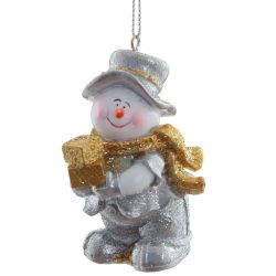 GAEM Украшение новогоднее "Снеговик, L5 W4 H7 см, 4в.