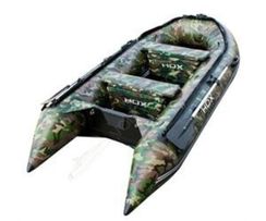 Лодка HDX CARBON 240 ( зелёный-камуфляж ) дерев. пол P/L