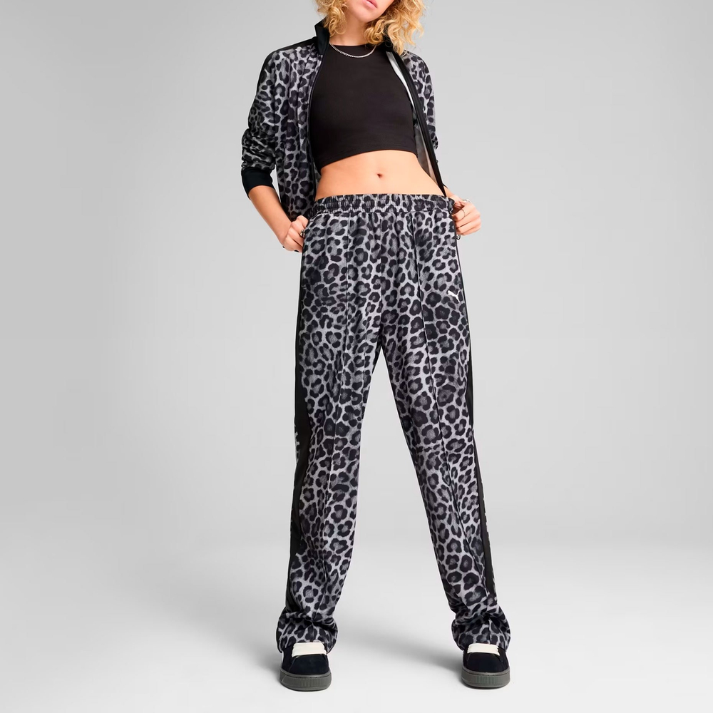 Брюки спортивные женские Puma T7 LEO LUXE AOP Straight Pants op