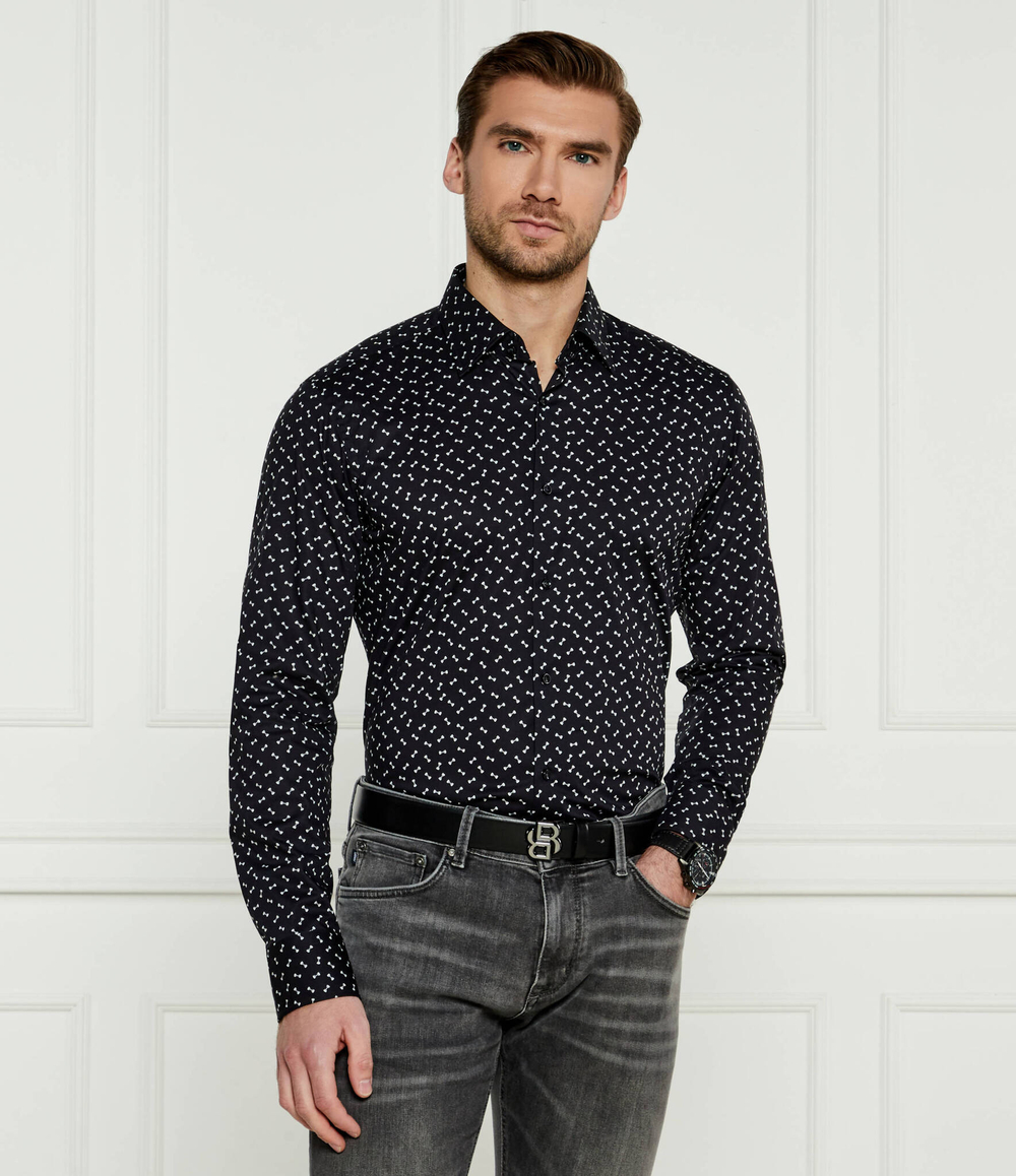 Рубашка H-JOE-kent-C1-214 BOSS BLACK - черный(50527626)