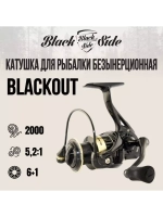 Катушка для рыбалки безынерционная Black Side Blackout FD (6+1 подш.)