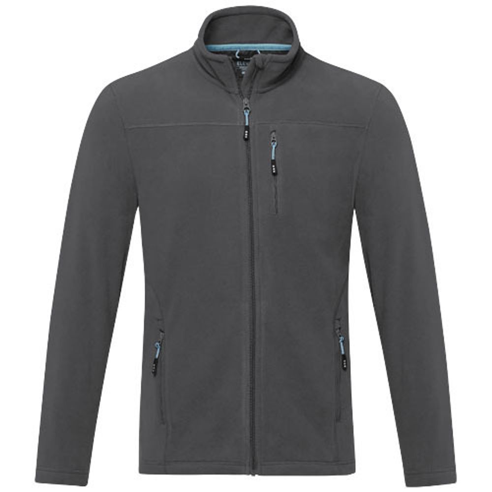 Мужская флисовая куртка Amber на молнии из переработанных материалов по стандарту GRS