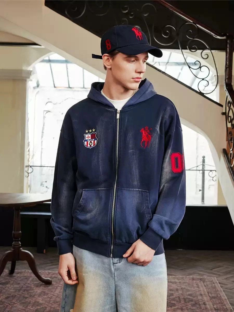 Худи HARSHandCRUEL Washed Zip-Hoodie