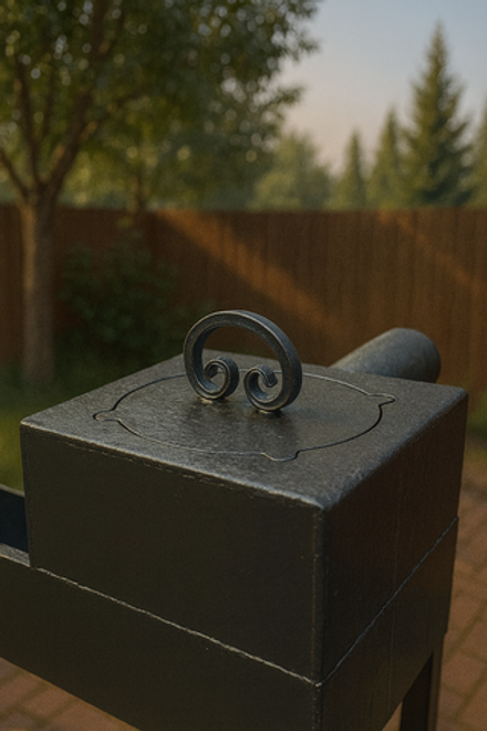 Мангал с прямыми ножками