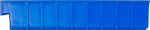 Ящик сплошной 500×185×100 мм, объем 9.25 л., арт.: 6004, синий, код: 10461