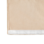 Шторы спального места с прихватами в кабину грузовика. Ламбрекен из экокожи с вышивкой Тигр и прихватами. Высота 1,5м, ширина одной стороны - 1,15м. Блэкаут, велюр. Бежевый цвет с бежевой бахромой