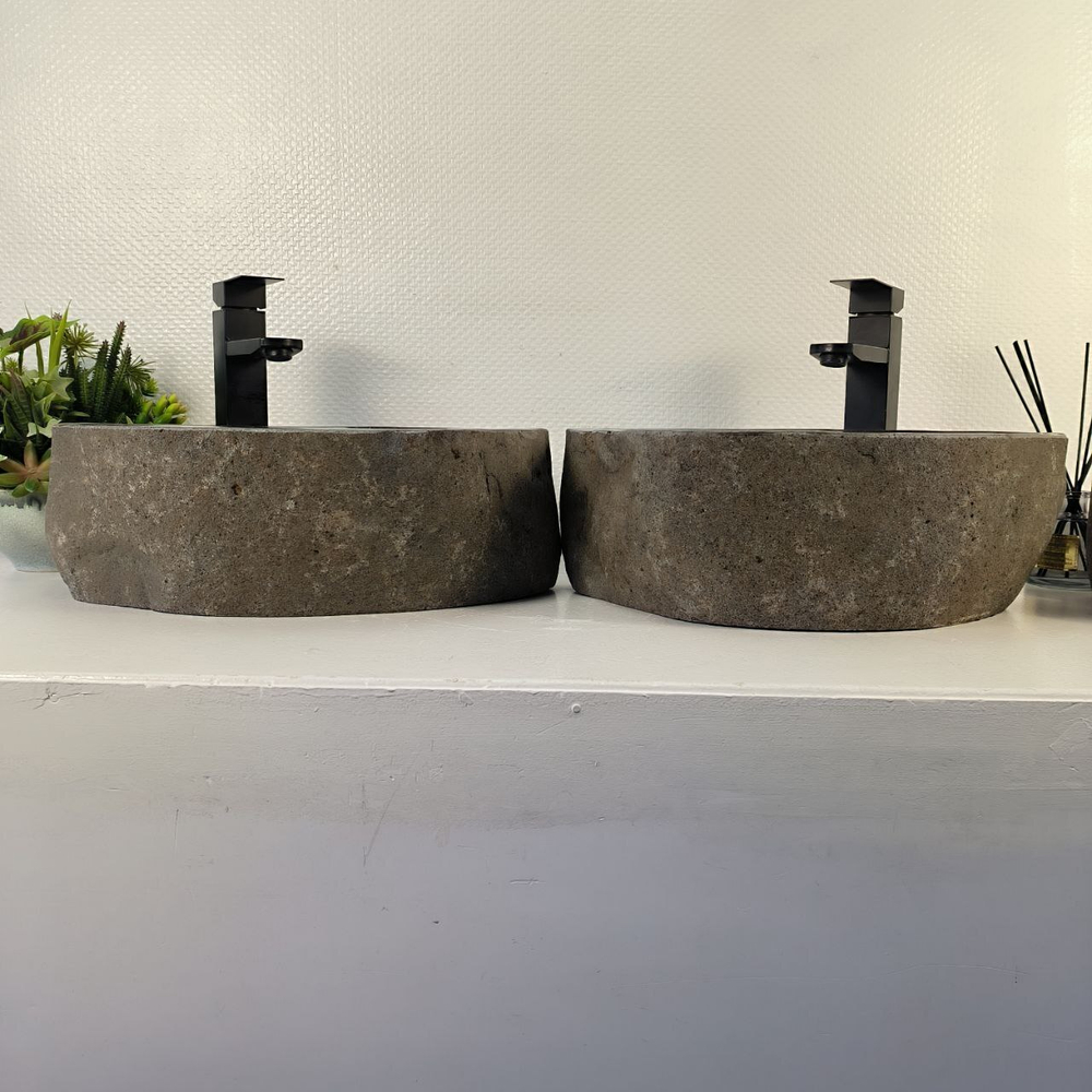 Раковина из речного камня ПАРА! RS-65479 45*33*15 0865