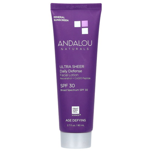Andalou Naturals, ультрапрозрачный ежедневный лосьон для лица, SPF 30, 80 мл (2,7 жидк. унции)