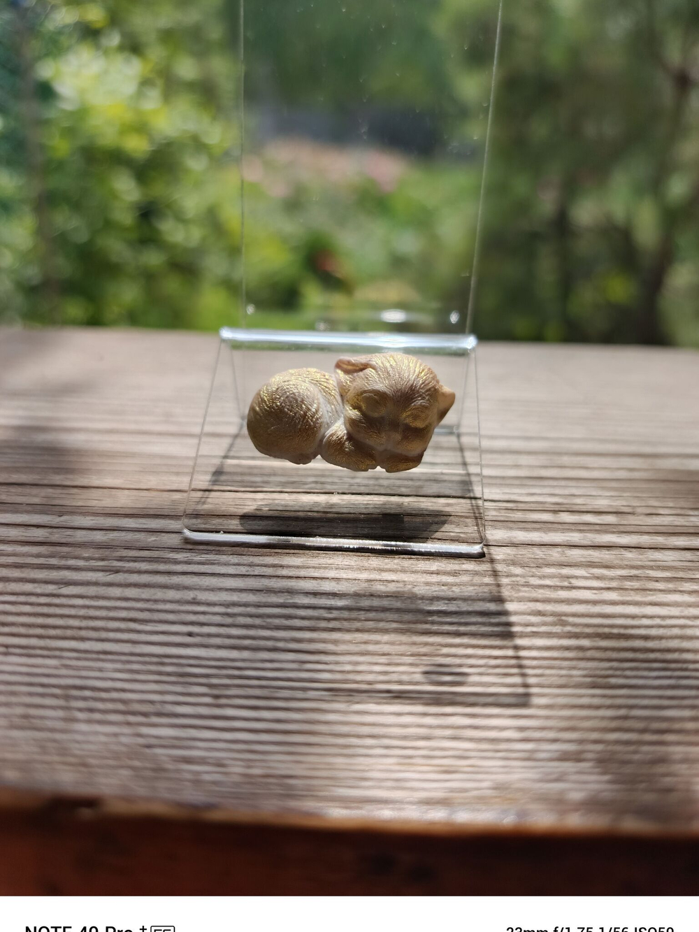 Брошь Спящий котенок черный авторская из полимерной глины ручной работы