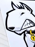 Наклейка - Бультерьер