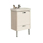 Тумба-умывальник Йорк 55 М Белый/Ясень фабрик