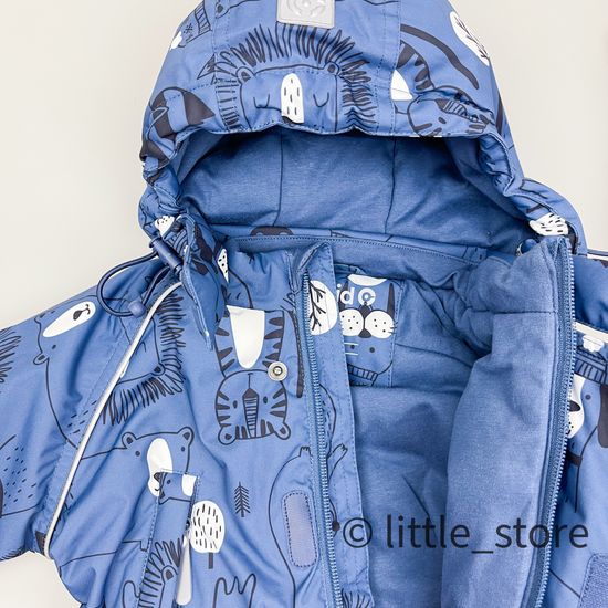 Комбинезон осень/зима "Мир животных" индиго