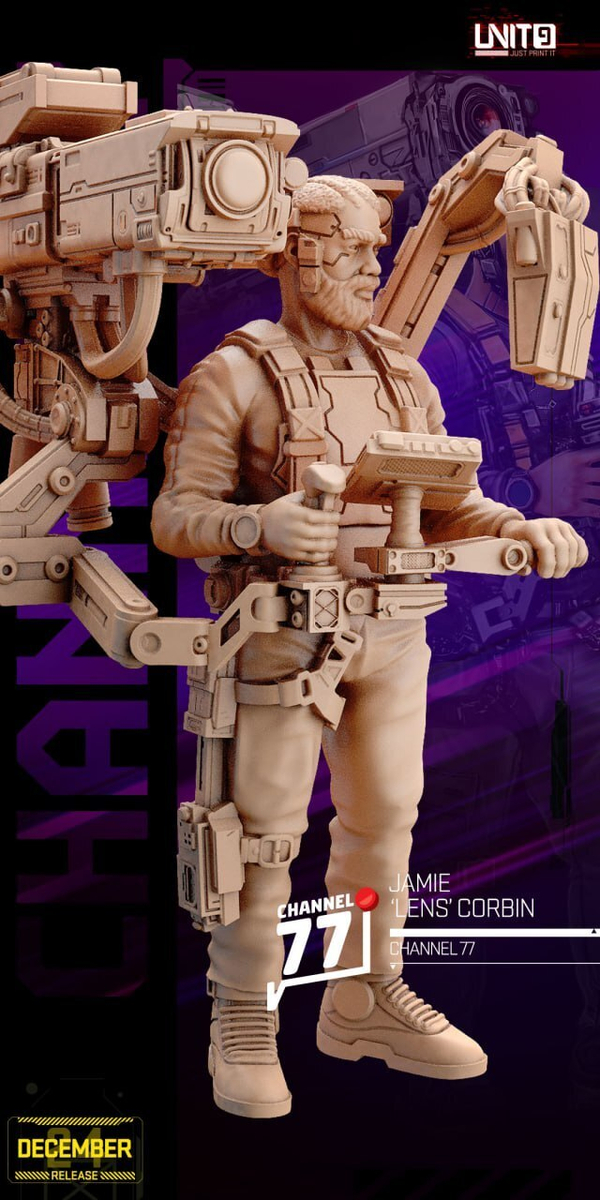 77 канал Cyberpunk - Luna Vega - Channel 77 Миниатюры 32-56-75mm (56mm / 5)