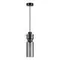 5057/1 PENDANT ODL24 000 черный/дымчатый/металл/стекло Подвес E27 1*40W SCROW