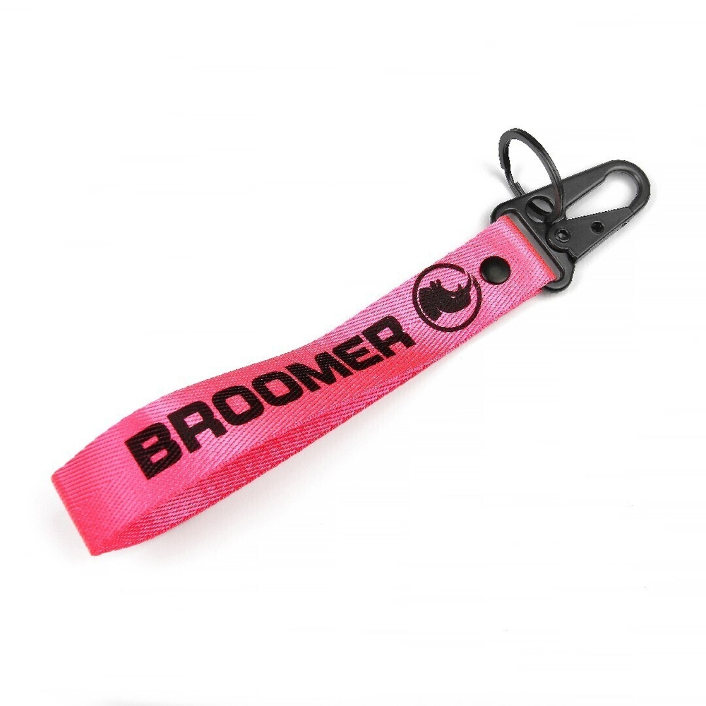 Брелок с карабином (Ремувка Broomer) 20см цвет: Розовый 900105