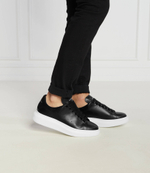 Кожаные кроссовки Alexander McQueen - черный(727388 WHVIT)