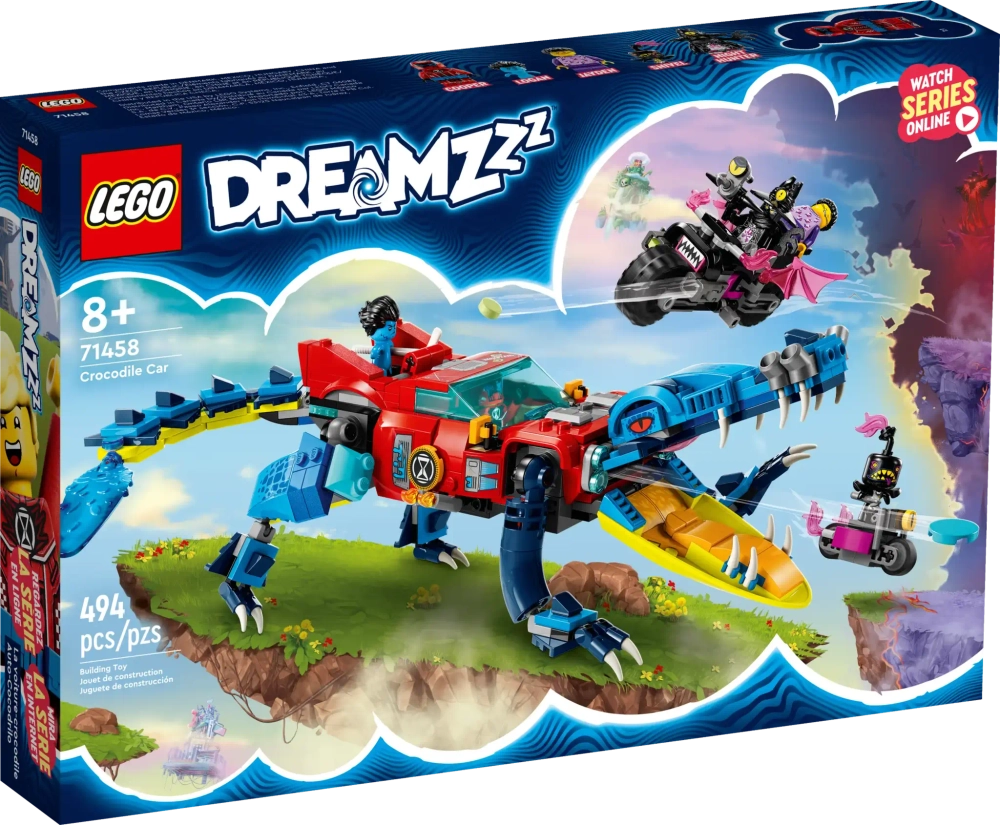Конструктор LEGO DREAMZzz 71458 Крокодиловый автомобиль