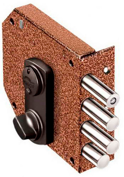 Замок Эльбор накладной 1.05.59.5.5  Базальт 3 риг.ЗД б/о  тяж