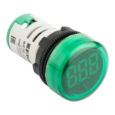 Индикатор значения напряжения ED16-22VD 70-500В АС IP54 зеленый PROxima EKF ed16-22vd-g