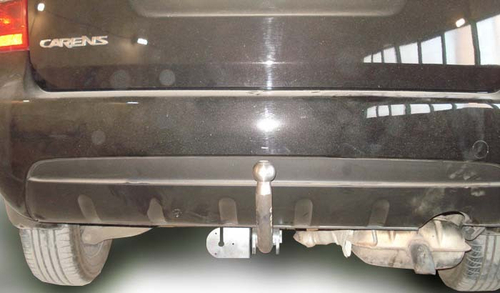 Фаркоп Лидер-Плюс для KIA CARENS (FG) (минивен) 2006-03/2013 с электрикой и сертифкатом в комплекте арт.(K104-A)