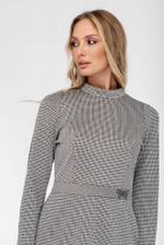 Платье в мелкую косую клетку Тамбовчанка