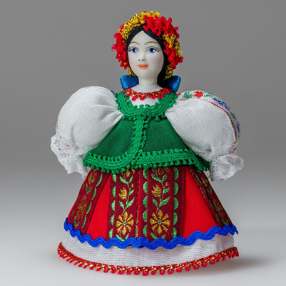 Малая подвесная кукла в южно-русской одежде