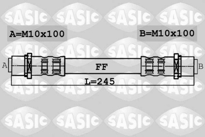 SASIC - 6606045-SAS - Brake Hose