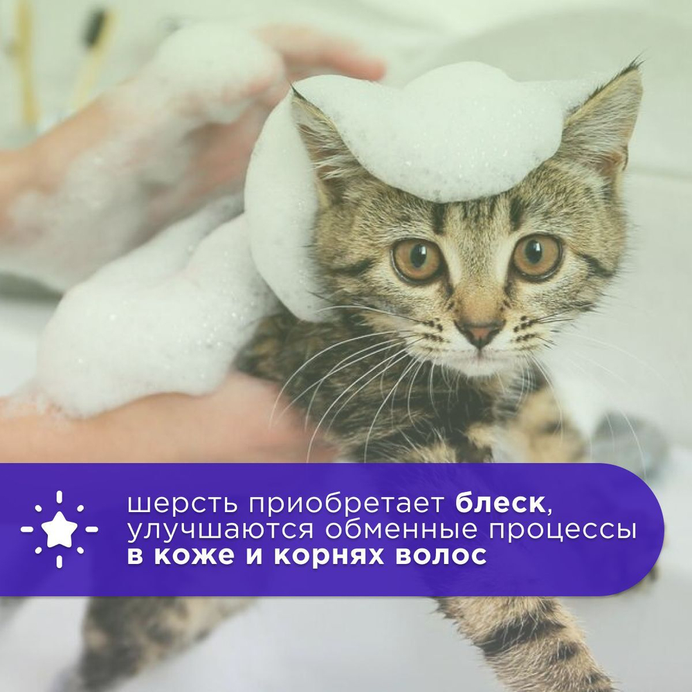 Зоошампунь репеллентный с эфирными маслами АВЗ БАРС для собак и кошек, 250 мл