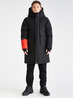 Куртка для мальчика пуховая BASK juno ROYCE черный