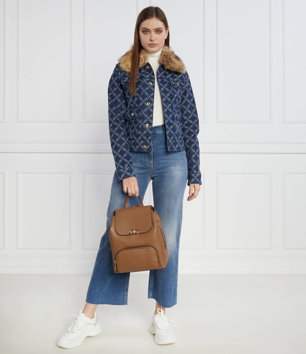 Кожаный рюкзак Michael Kors - коричневый(30F3G8KB2L)