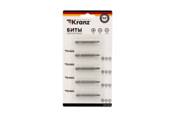 Бита (5 шт; PH1x50 мм; сталь S2) для шуруповерта KRANZ KR-12-6212
