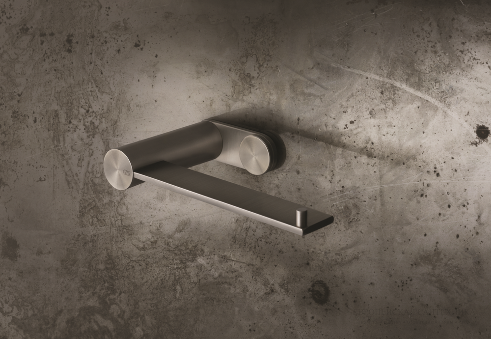 Бумагодержатель Gessi 316, настенный, без крышки, 173хh28х85 мм, цвет Copper Brushed PVD