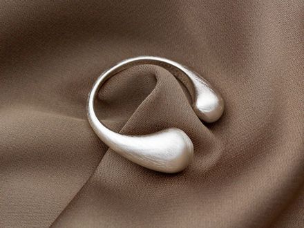 Кольцо Drops, матовое