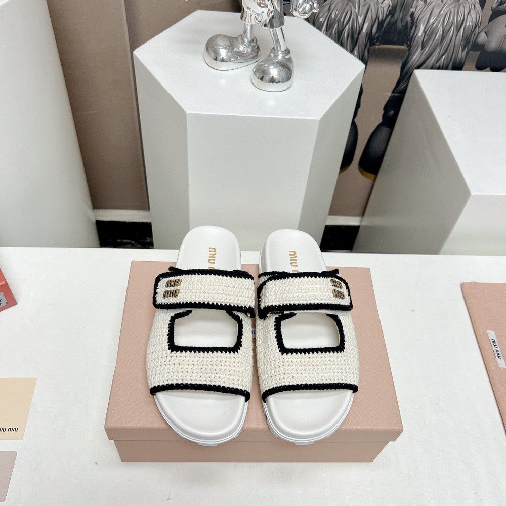 Шлепанцы MIU MIU, арт. 718779