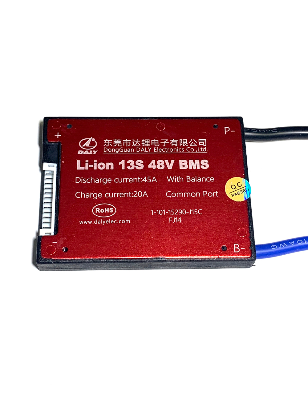 Плата контроля BMS Li-ion 13S 48V 45A