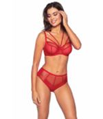 Красный бюстгальтер Pois Pois с чашками на косточках (Размер: 90F) (Цвет: красный)