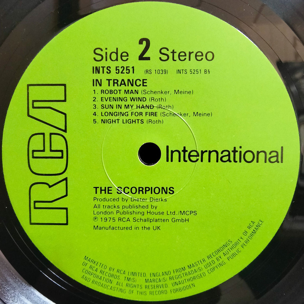 Scorpions / In Trance (LP)