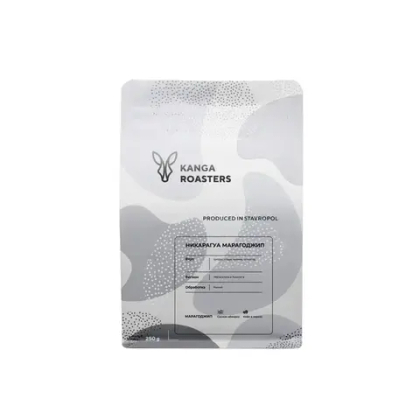KANGA Никарагуа Марагоджип, кофе в зернах, 250 г, кофе в зернах, 250 г.