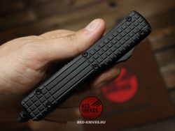 Нож Microtech Ultratech Delta Shadow Frag T/E - черный клинок танто + запчасти МТ1