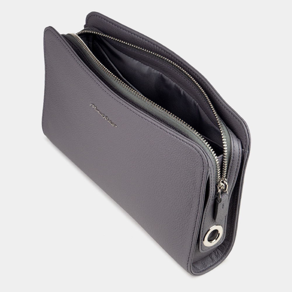 Сумка Emilie из кожи теленка, фиолетового цвета