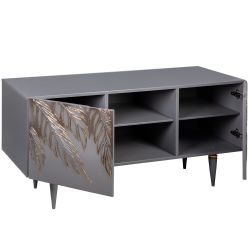 Тумба под ТВ Тропик 117см Классика Серый Голд